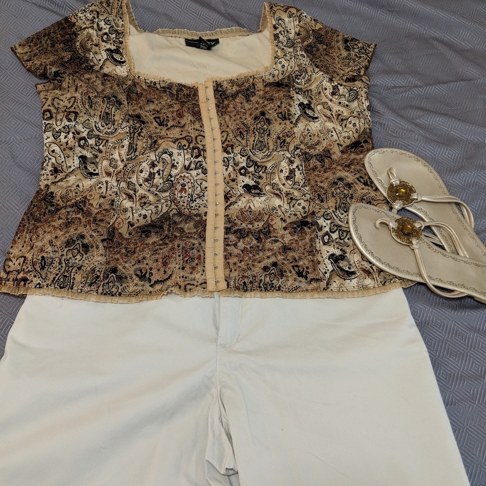 Lane Bryant top EUC